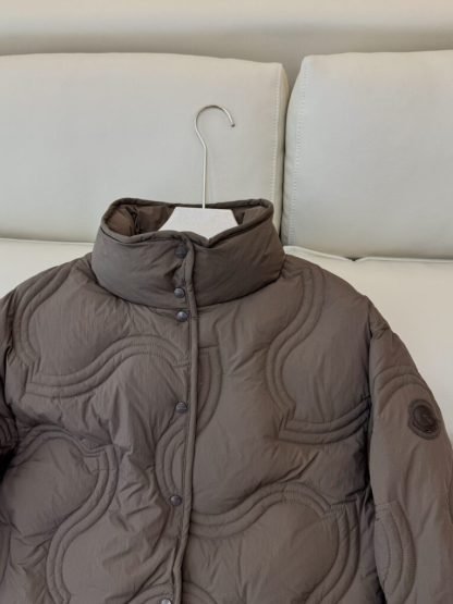  Moncler Women's BERYL SHORT DOWN JACKET Brown 2024 #3745 - Image 5