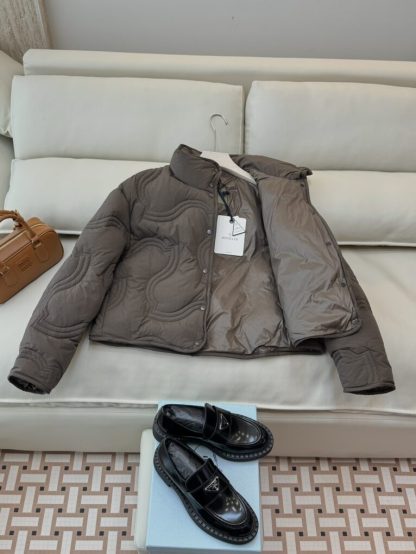  Moncler Women's BERYL SHORT DOWN JACKET Brown 2024 #3745 - Image 4