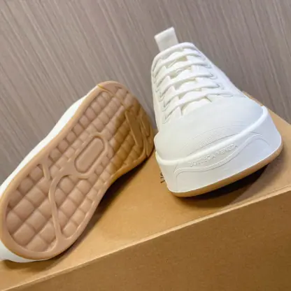  Bottega Veneta Vulcan Platform Sneaker Women's Canvas lace-up platform sneaker #3696 - Image 8