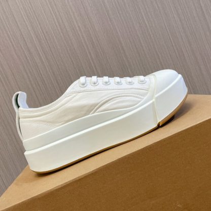  Bottega Veneta Vulcan Platform Sneaker Women's Canvas lace-up platform sneaker #3696 - Image 2