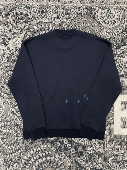 Louis Vuitton Men's Embroidered Cotton Sweatshirt Midnight Blue 1AFVBC #3608 - Image 4