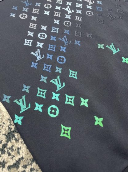 Louis Vuitton Men's Embroidered Cotton Sweatshirt Midnight Blue 1AFVBC #3608 - Image 8