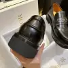  Dior Boy Platform Loafer Women's Shoes Real Leather Shoes #3718 - Image 4