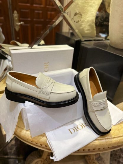  Dior Boy Platform Loafer Women's Shoes Real Leather Shoes #3719 - Image 16