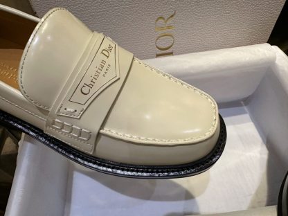  Dior Boy Platform Loafer Women's Shoes Real Leather Shoes #3719 - Image 5