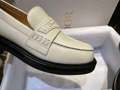  Dior Boy Platform Loafer Women's Shoes Real Leather Shoes #3719 - Image 4