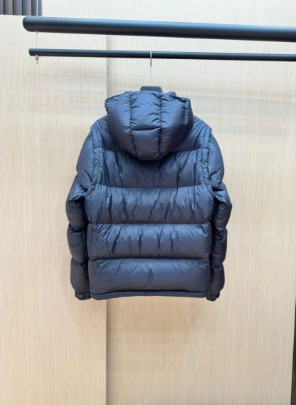  Moncler Men's CYCLONE 2-IN-1 DOWN JACKET DARK BLUE 2024 #3748 - Image 2