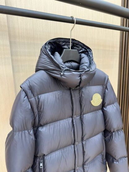  Moncler Men's CYCLONE 2-IN-1 DOWN JACKET DARK BLUE 2024 #3748 - Image 7
