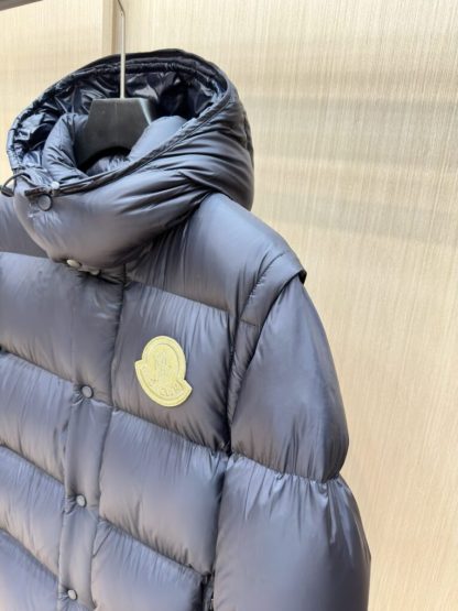  Moncler Men's CYCLONE 2-IN-1 DOWN JACKET DARK BLUE 2024 #3748 - Image 9
