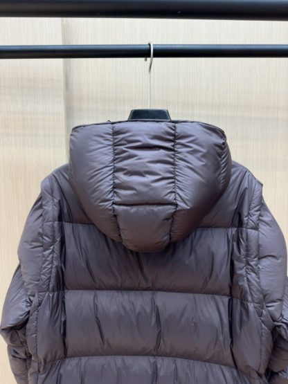  Moncler Men's CYCLONE 2-IN-1 DOWN JACKET DARK BROWN 2024 #3747 - Image 8