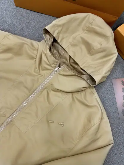  Louis Vuitton Monogram Reversible Nylon Windbreaker Jacket #3598 - Image 5