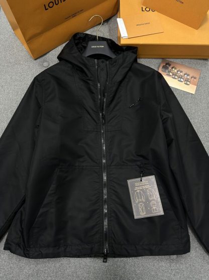  Louis Vuitton Monogram Reversible Nylon Windbreaker 1AF615 Jacket #3597 - Image 10