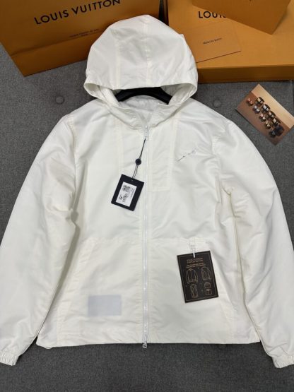  Louis Vuitton Monogram Reversible Nylon Windbreaker 1AFRH3 Jacket #3596 - Image 5