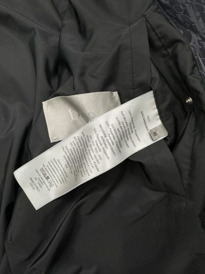  Dior Oblique Down Jacket Black Technical Jacquard For Men #3603 - Image 3