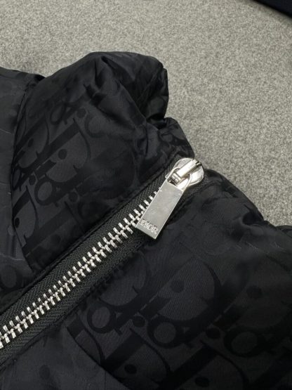  Dior Oblique Down Jacket Black Technical Jacquard For Men #3603 - Image 14
