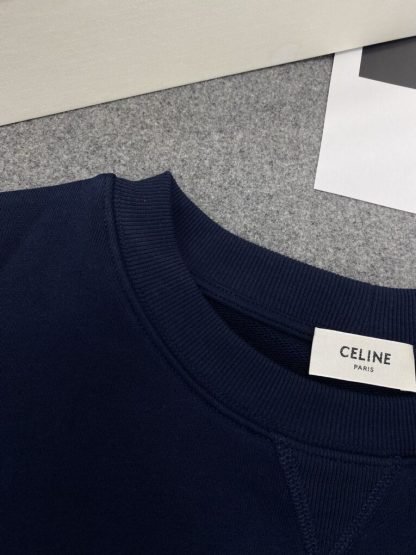  Women's Oversized Celine Sweatshirt in Cotton Fleece #3600 - Image 14