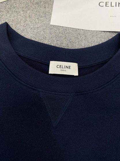  Women's Oversized Celine Sweatshirt in Cotton Fleece #3600 - Image 18