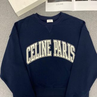 Replica Women's Oversized Celine Sweatshirt in Cotton Fleece #3600