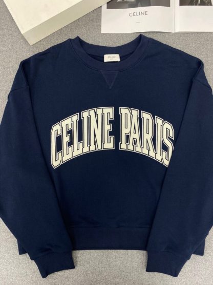  Women's Oversized Celine Sweatshirt in Cotton Fleece #3600 - Image 6