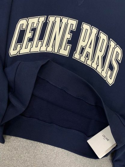  Women's Oversized Celine Sweatshirt in Cotton Fleece #3600 - Image 8