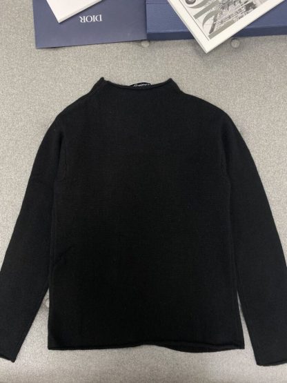  Dior Black Cashmere Knit Sweater with Buttons For Women #3601 - Image 11