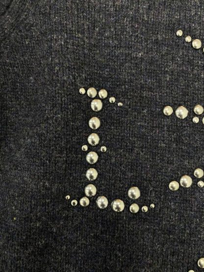  Louis Vuitton Men's Embellished Long-Sleeved Merino Wool Crewneck Sweater #3735 - Image 8