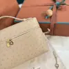 Loro Piana 2024 Extra Bag L27  Ostrich Leather Orix Sun Gold #3659 - Image 3