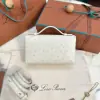 Loro Piana 2024 Extra Bag L27  Ostrich Leather Whisper White Sun Gold #3660 - Image 6
