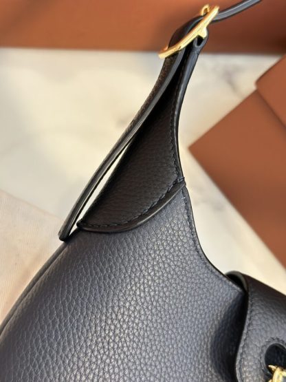  Loro Piana Bobbin Medium Leather Hobo Bag #3727 - Image 3