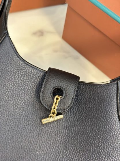  Loro Piana Bobbin Medium Leather Hobo Bag #3727 - Image 2