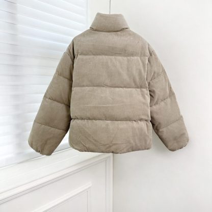  Miu Miu Medium-weight corduroy down jacket Sand Beige #3737 - Image 8