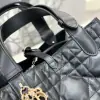  Small Dior Toujours Bag Black Macrocannage Calfskin #3619 - Image 12