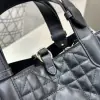  Small Dior Toujours Bag Black Macrocannage Calfskin #3619 - Image 10