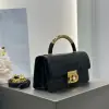  Mini Dior Ange Bag Latte Macrocannage Lambskin Black #3618 - Image 3