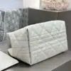  Medium Dior Toujours Bag White Macrocannage Calfskin #3621 - Image 5