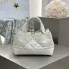  Small Dior Toujours Bag White Macrocannage Calfskin #3620 - Image 7