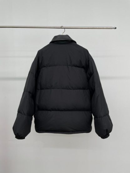  Miu Miu Technical pongé cropped down jacket Outwear Coat #3704 - Image 4