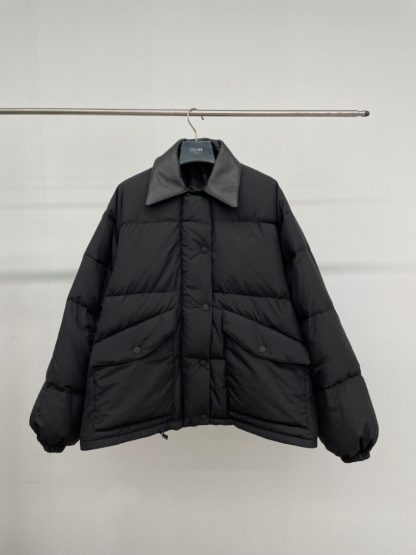 Replica Miu Miu Technical pongé cropped down jacket Outwear Coat #3704