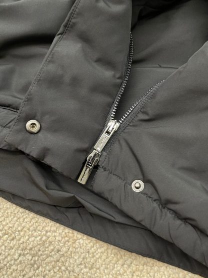  Miu Miu Technical pongé cropped down jacket Outwear Coat #3704 - Image 6