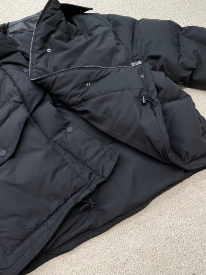  Miu Miu Technical pongé cropped down jacket Outwear Coat #3704 - Image 3