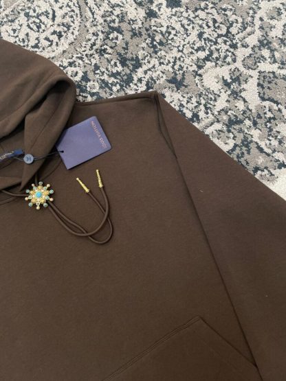  Louis Vuitton Men's Embellished Cotton Hoodie 1AFWVV #3606 - Image 4
