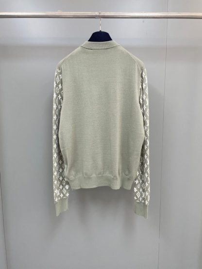  Louis Vuitton Men's Long-Sleeved Cashmere Mix Signature Crewneck 1AFHTX #3611 - Image 3