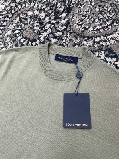  Louis Vuitton Men's Long-Sleeved Cashmere Mix Signature Crewneck 1AFHTX #3611 - Image 5