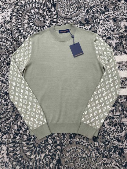  Louis Vuitton Men's Long-Sleeved Cashmere Mix Signature Crewneck 1AFHTX #3611 - Image 6