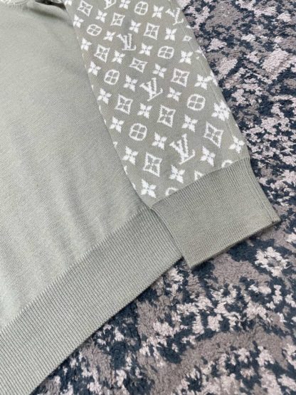  Louis Vuitton Men's Long-Sleeved Cashmere Mix Signature Crewneck 1AFHTX #3611 - Image 7