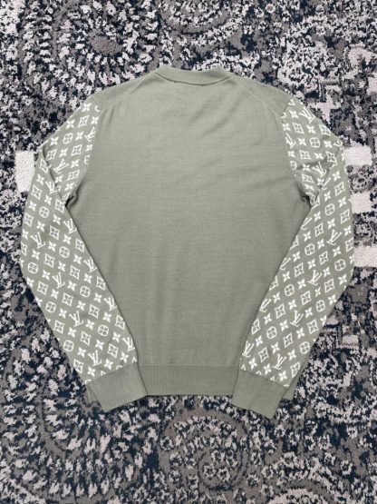  Louis Vuitton Men's Long-Sleeved Cashmere Mix Signature Crewneck 1AFHTX #3611 - Image 9