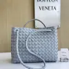  Bottega Veneta Medium Andiamo Tote Bag Top handle bag Sterling #3644 - Image 12