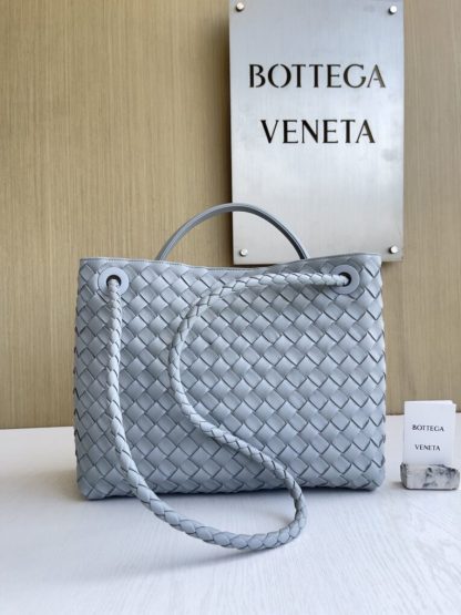  Bottega Veneta Medium Andiamo Tote Bag Top handle bag Sterling #3644 - Image 12