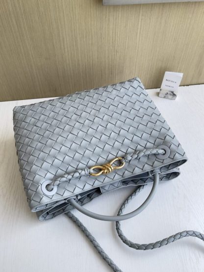  Bottega Veneta Medium Andiamo Tote Bag Top handle bag Sterling #3644 - Image 13