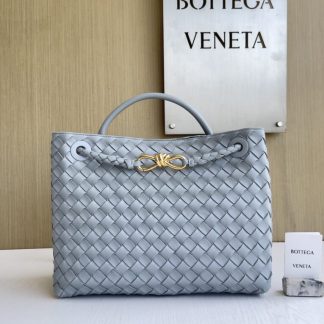 Replica Bottega Veneta Medium Andiamo Tote Bag Top handle bag Sterling #3644